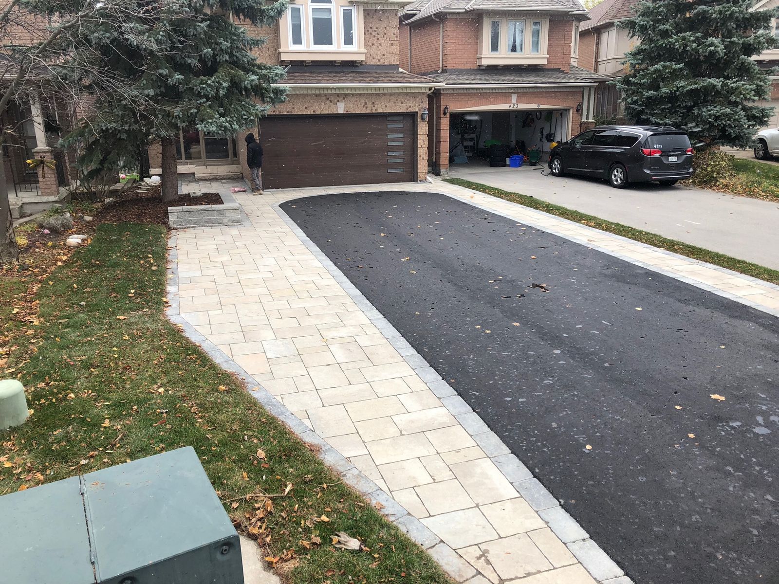 Stouffville Interlocking Driveway Extension
